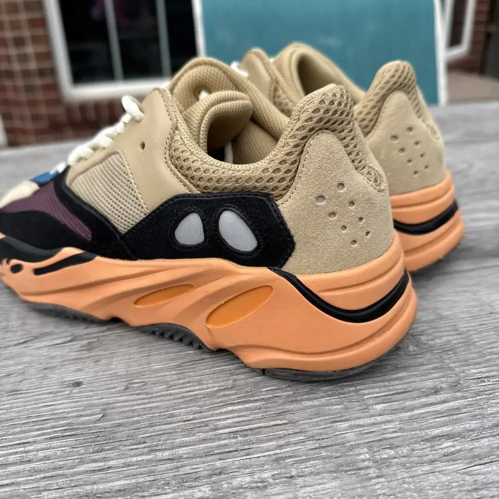Adidas Yeezy Men's Enflame Orange Tan/Orange/Black/Blue *NO BOX*